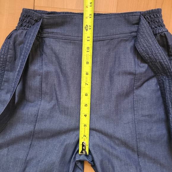 Anthropologie Globetrotter Cotton Chambray Joggers - Picture 10 of 16